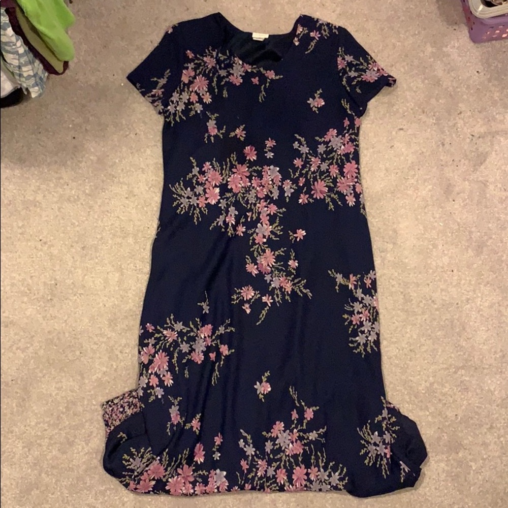 Beautiful navy floral dress